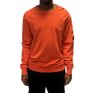 CP Company - Resist Dyed Lens Sweatshirt - Harvest Pumpkin